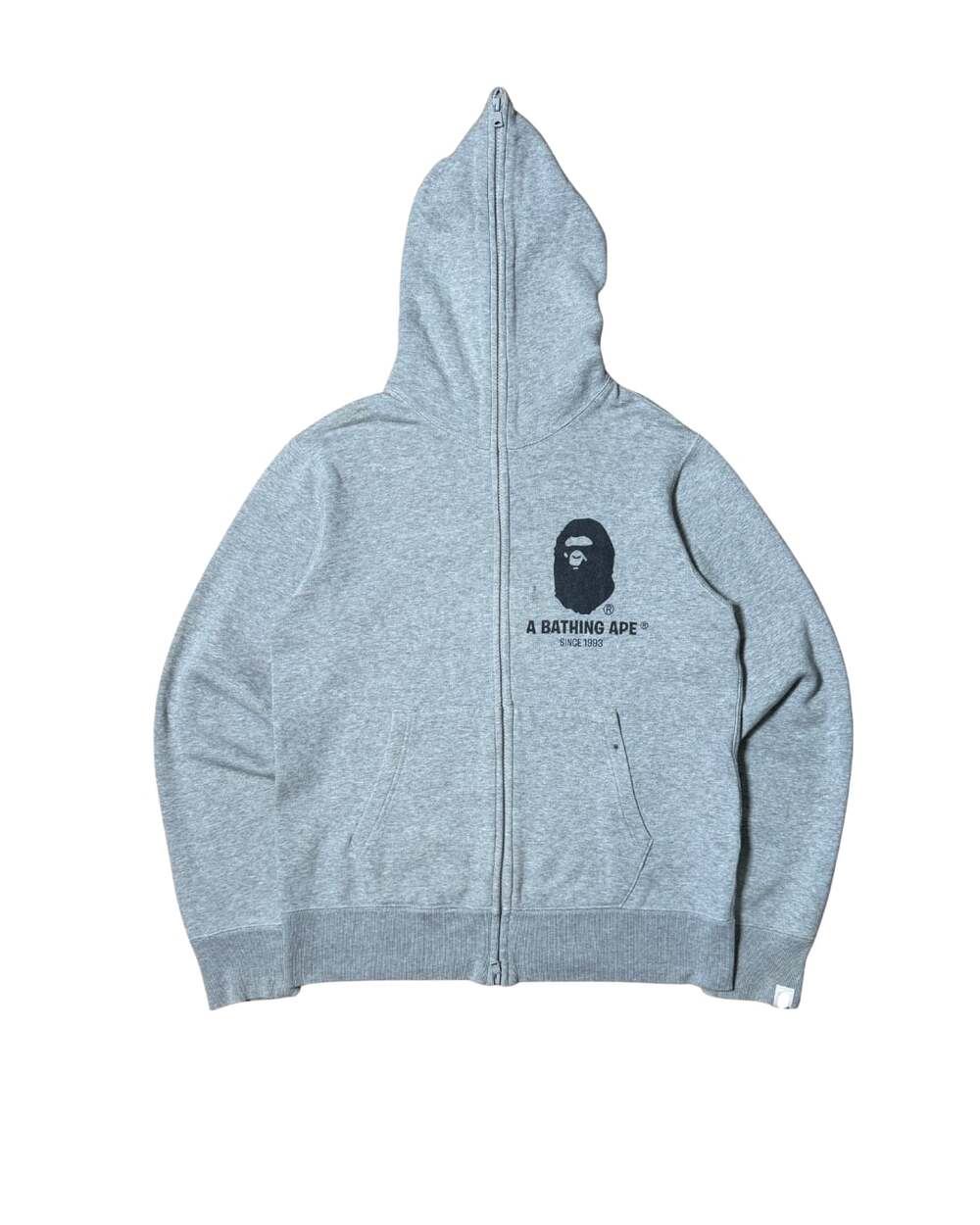 A Bathing Ape BAPE Head Logo Full Zip Jacket By Nigo